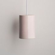 Ceramic Pendant Cylinder Light Large gallery detail image