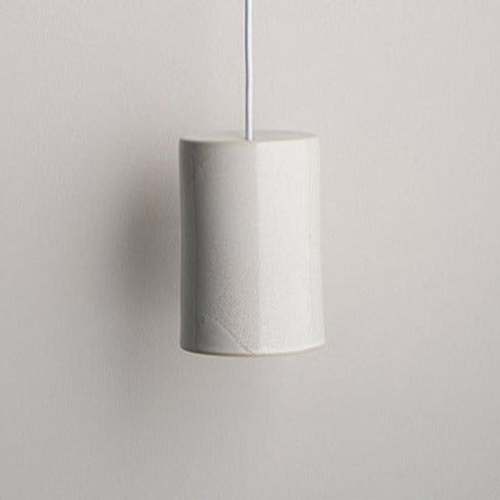 Ceramic Pendant Cylinder Light Large gallery detail image
