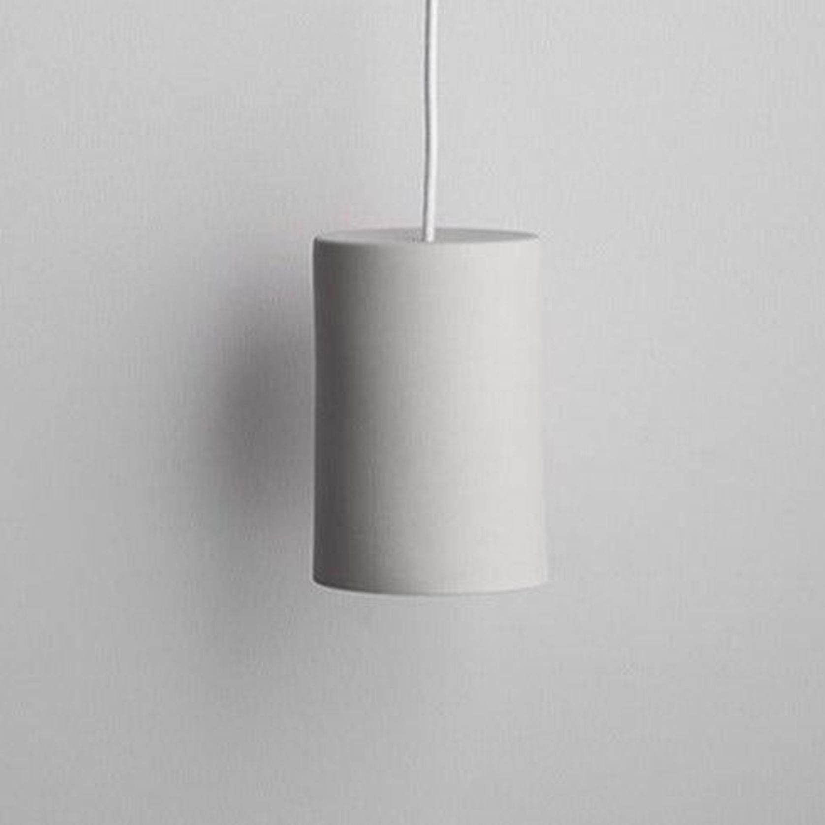 Ceramic Pendant Cylinder Light Large gallery detail image
