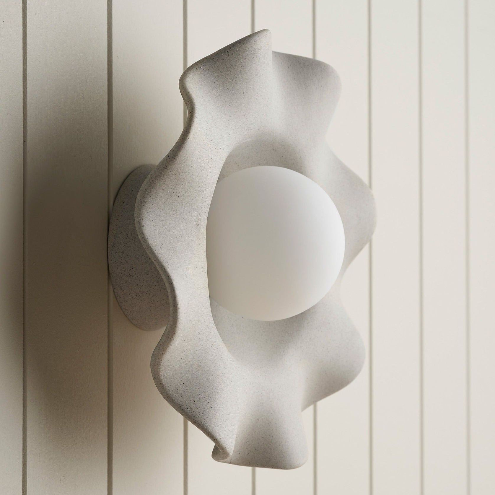 Ceramic Wall Pearl Sconce Light gallery detail image