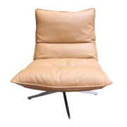 Staten Leather Swivel Chair gallery detail image