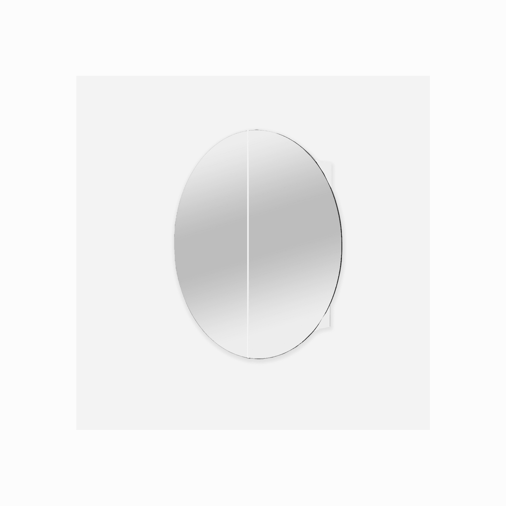 Neo Round 850 Inset Mirror Cabinet gallery detail image