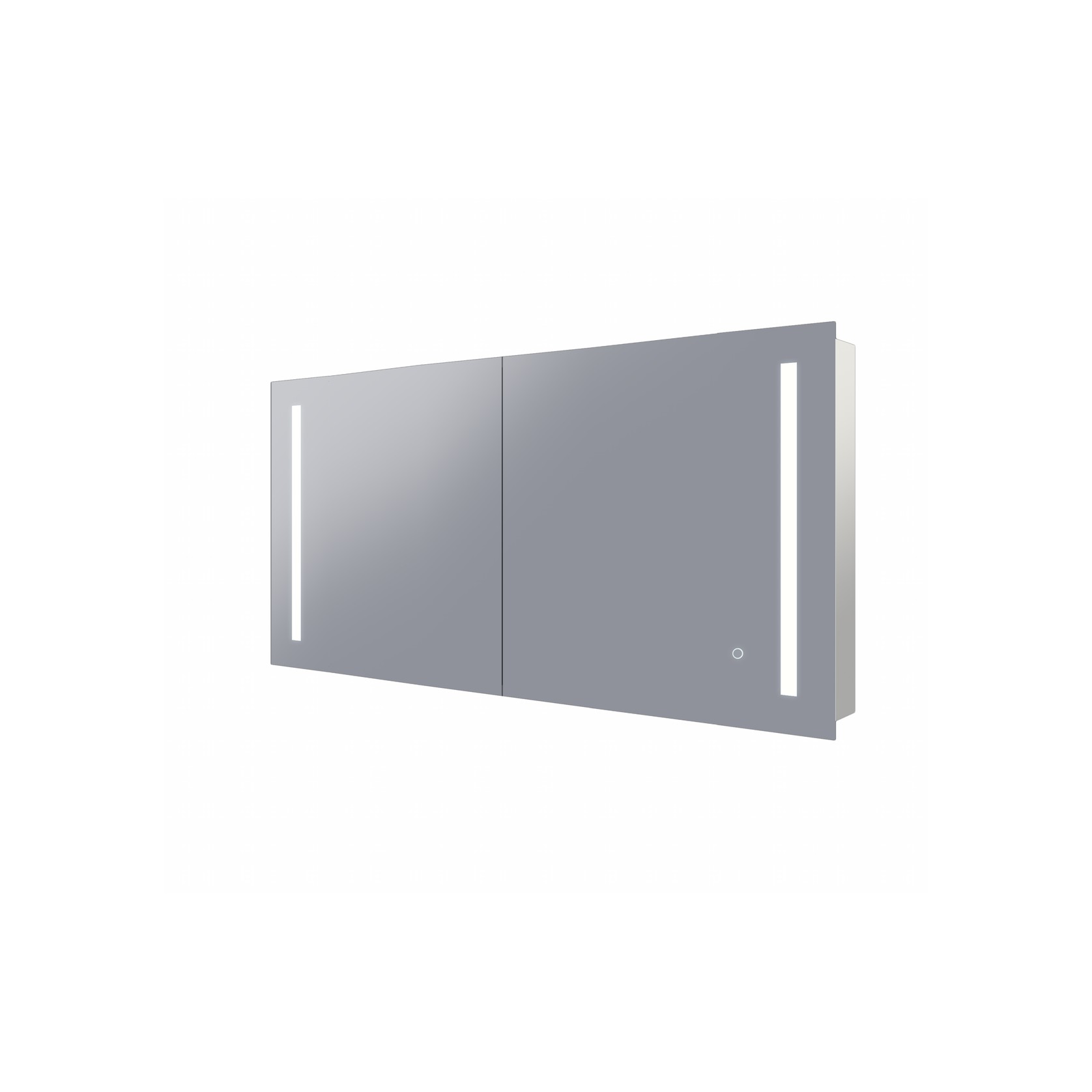 Remer Amber Shaving Cabinet with Frontlit LED Light gallery detail image