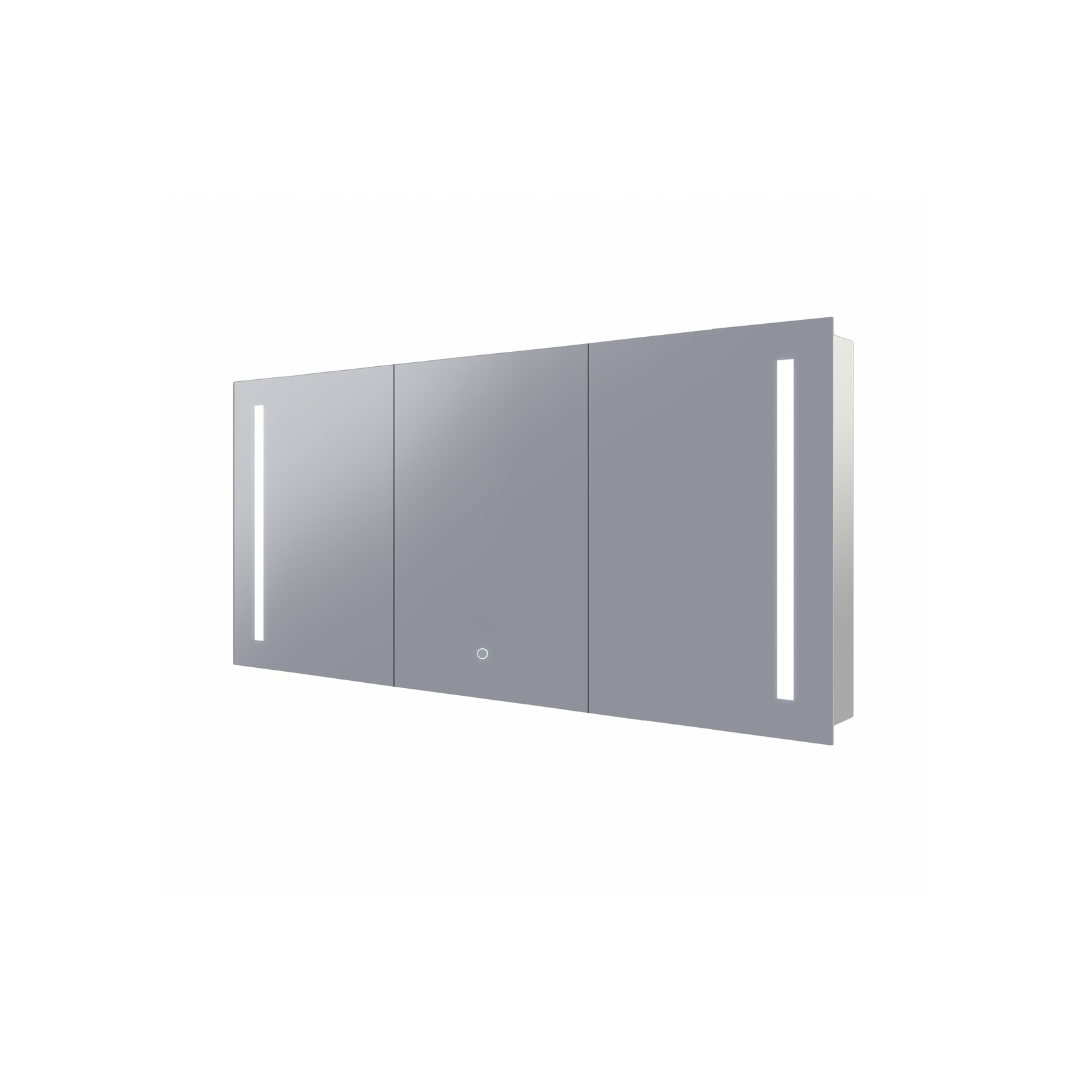 Remer Amber Shaving Cabinet with Frontlit LED Light gallery detail image