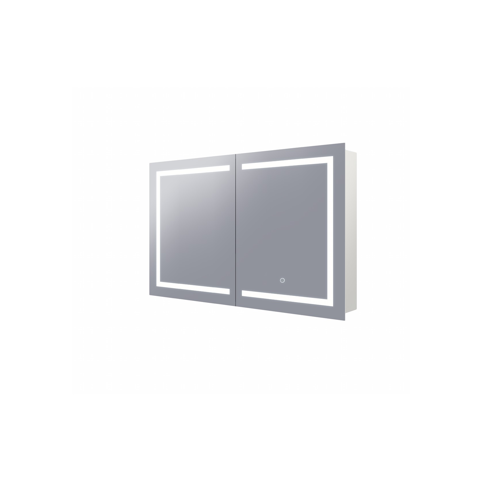 Remer Vera Shaving Cabinet with Frontlit LED Light gallery detail image