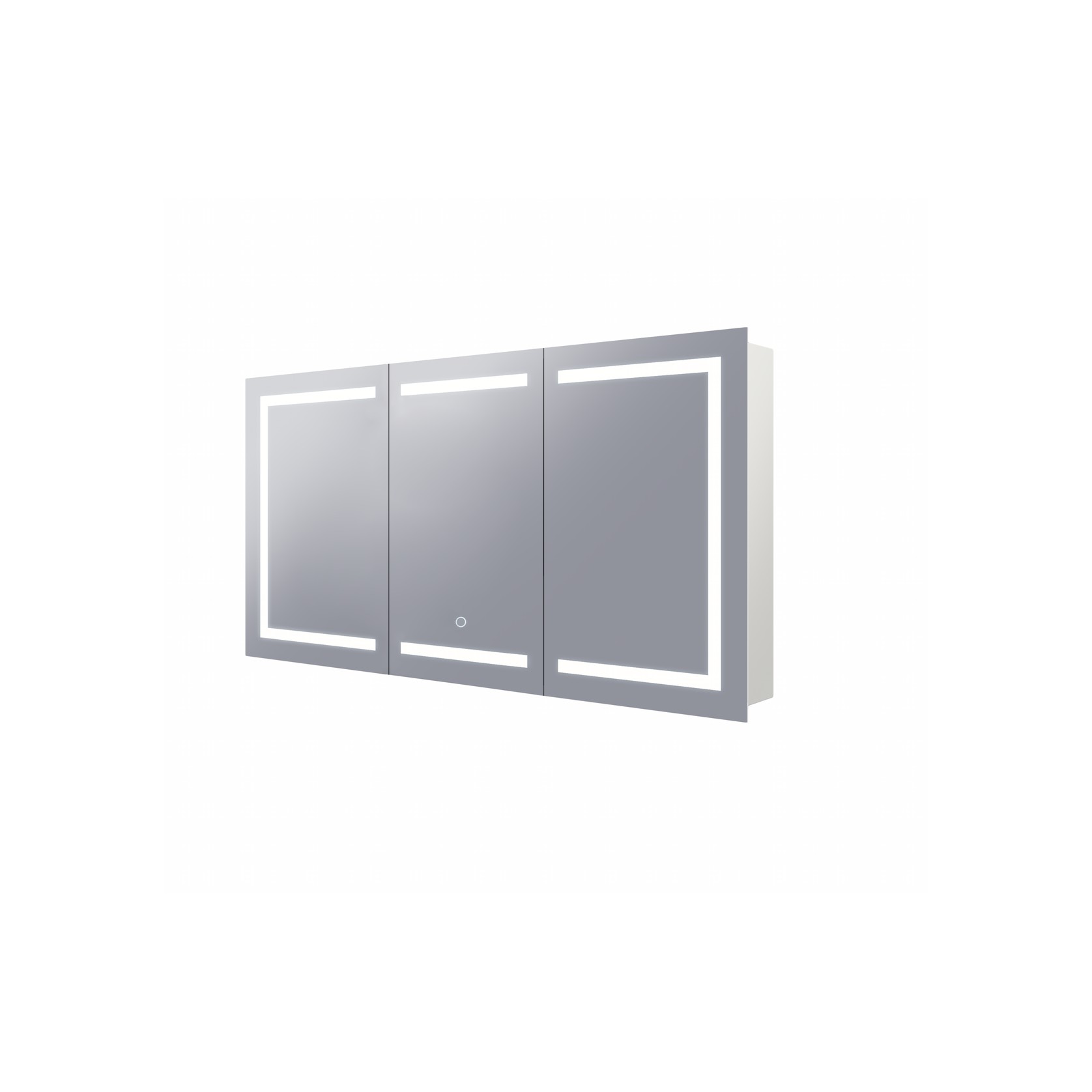 Remer Vera Shaving Cabinet with Frontlit LED Light gallery detail image