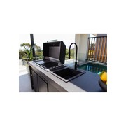 Artusi 2400mm Aperto Ascale Outdoor Kitchen Cabinet - Torano Statuario Stone gallery detail image