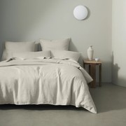 Ravello Pillowcase Pair - Bone | Standard, King or Euro Size gallery detail image