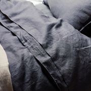 Ravello Linen Quilt Cover - Denim | Weave Home gallery detail image