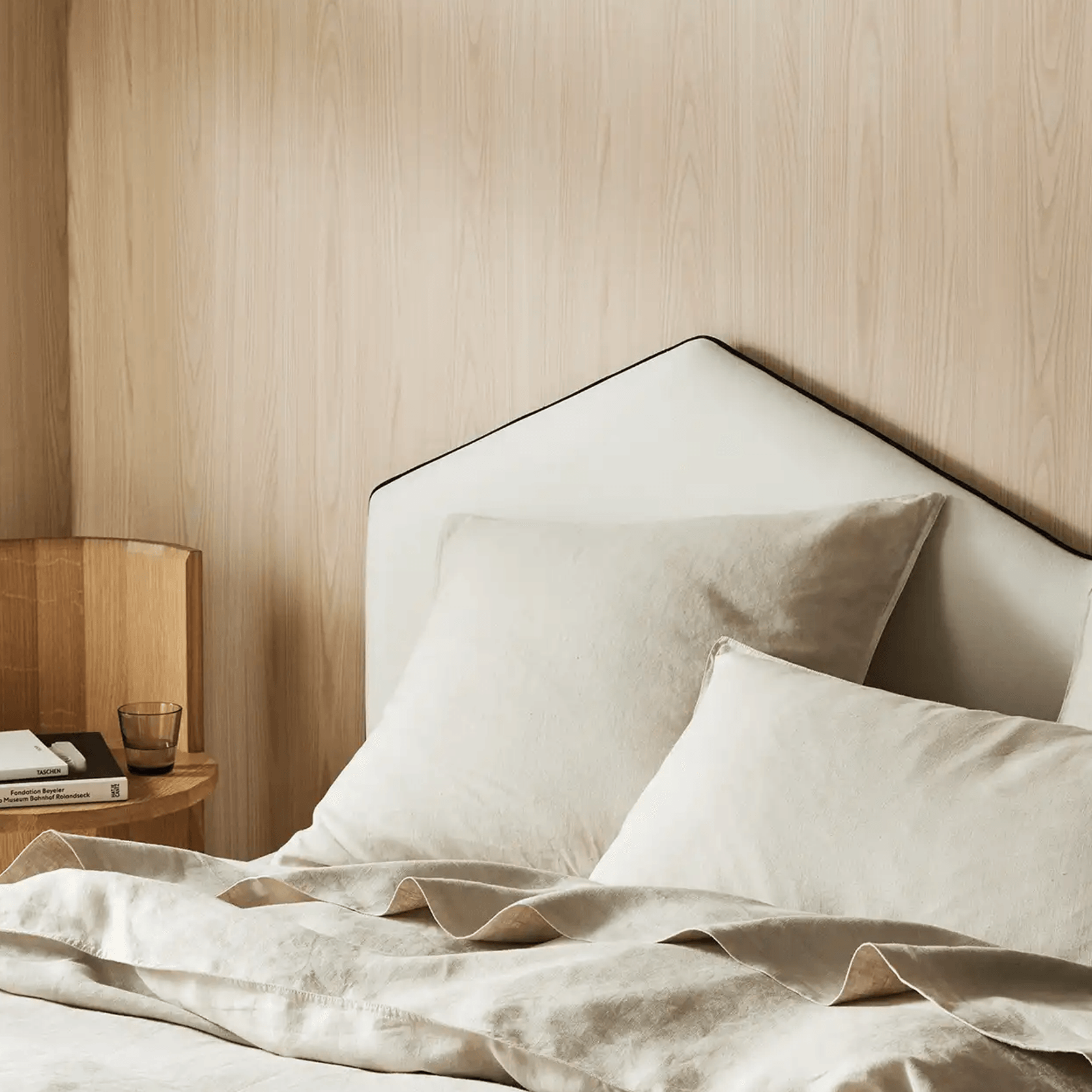 Ravello Pillowcase Pair - Bone | Standard, King or Euro Size gallery detail image