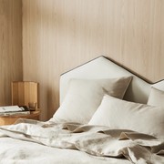 Ravello Linen Flat Sheet - Bone | Weave Home Bed Linen gallery detail image