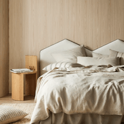 Ravello Pillowcase Pair - Bone | Standard, King or Euro Size gallery detail image
