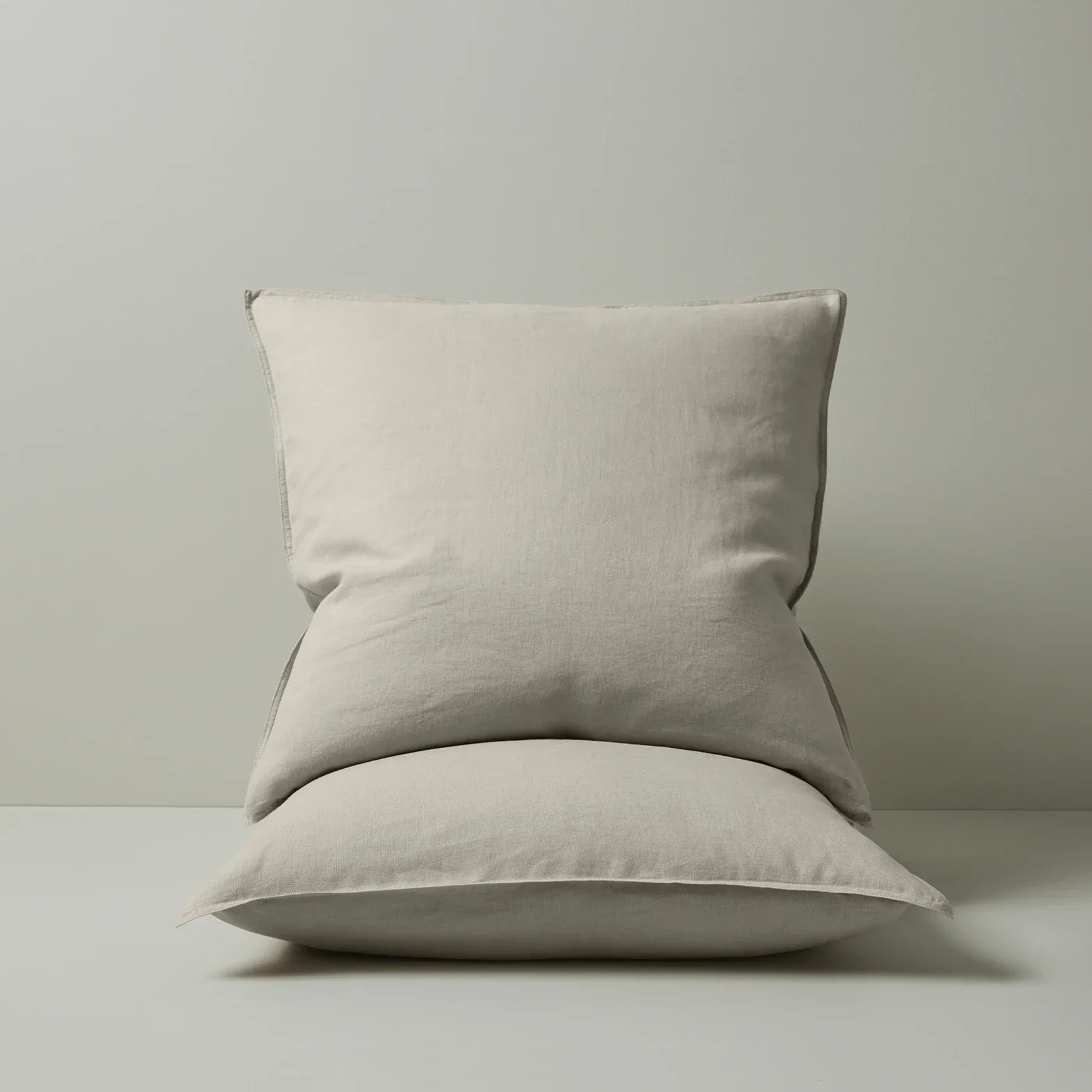 Ravello Pillowcase Pair - Bone | Standard, King or Euro Size gallery detail image