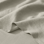Ravello Linen Flat Sheet - Bone | Weave Home Bed Linen gallery detail image