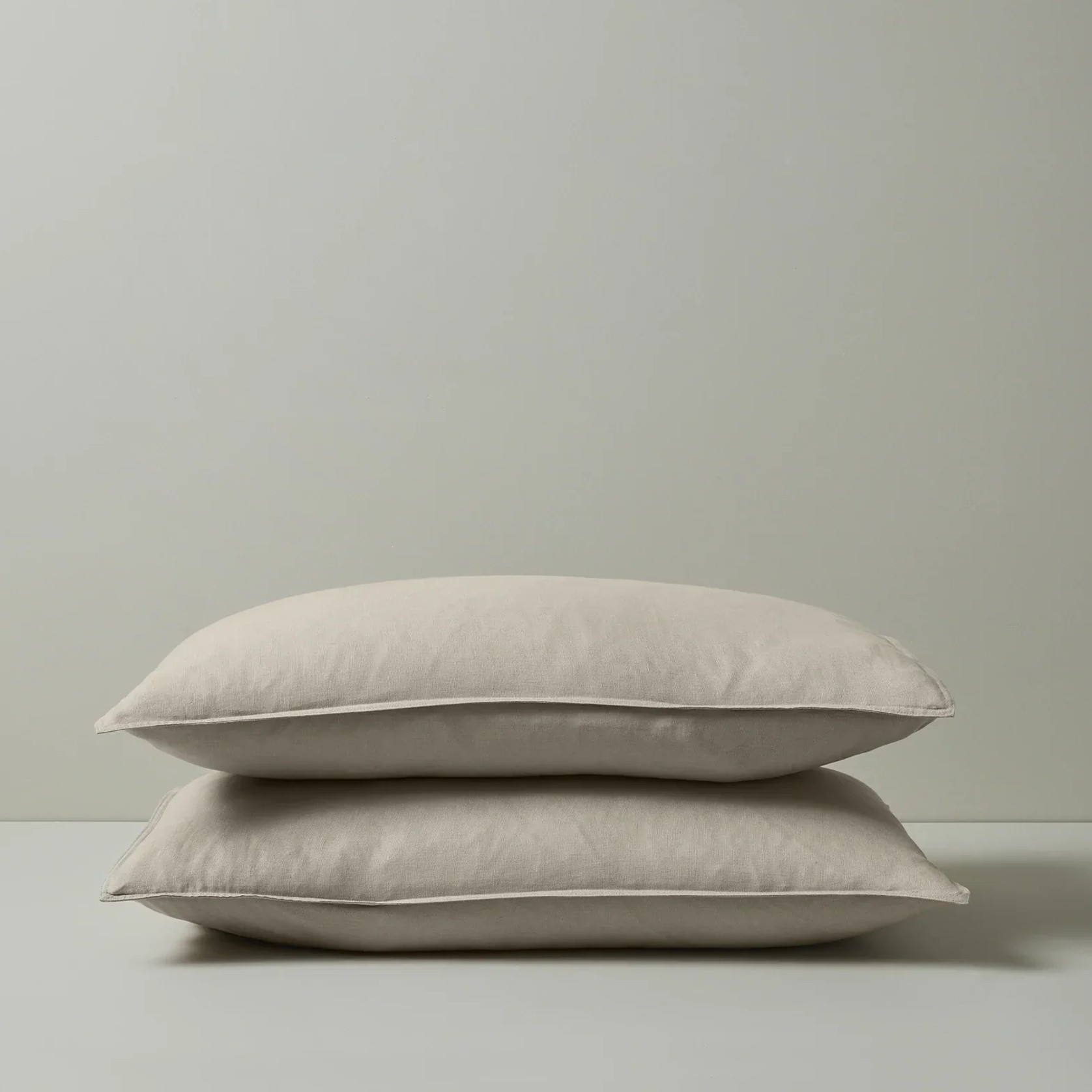 Ravello Pillowcase Pair - Bone | Standard, King or Euro Size gallery detail image