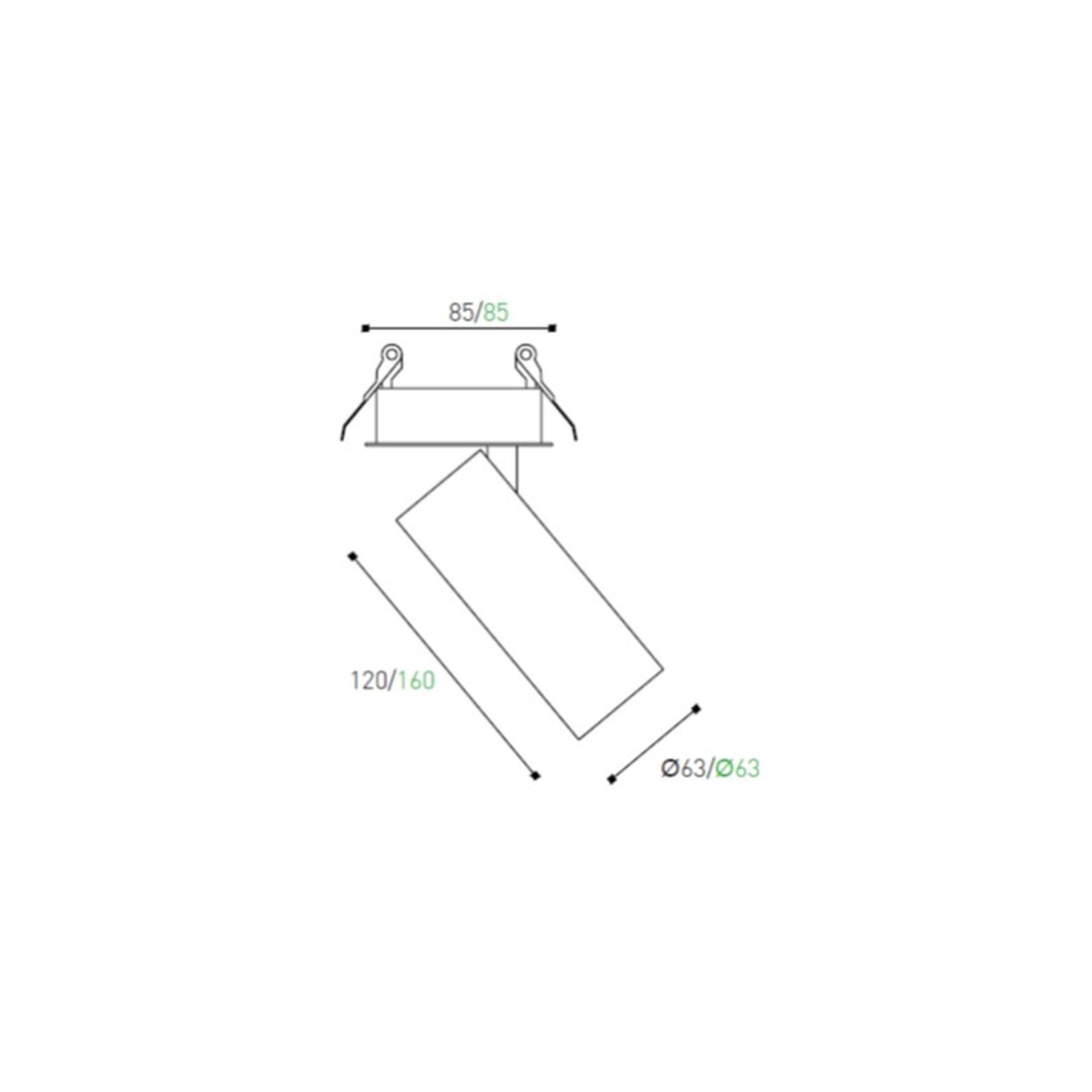Omni Directional Can Light, Recessed, Long gallery detail image