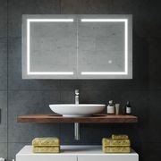 Remer Vera Shaving Cabinet with Frontlit LED Light gallery detail image