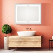 Remer Vera Shaving Cabinet with Frontlit LED Light gallery detail image