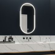 Remer Capsule 450mm Pill Shaving Cabinet & Demister gallery detail image