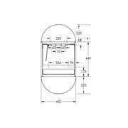 Remer Capsule 450mm Pill Shaving Cabinet & Demister gallery detail image