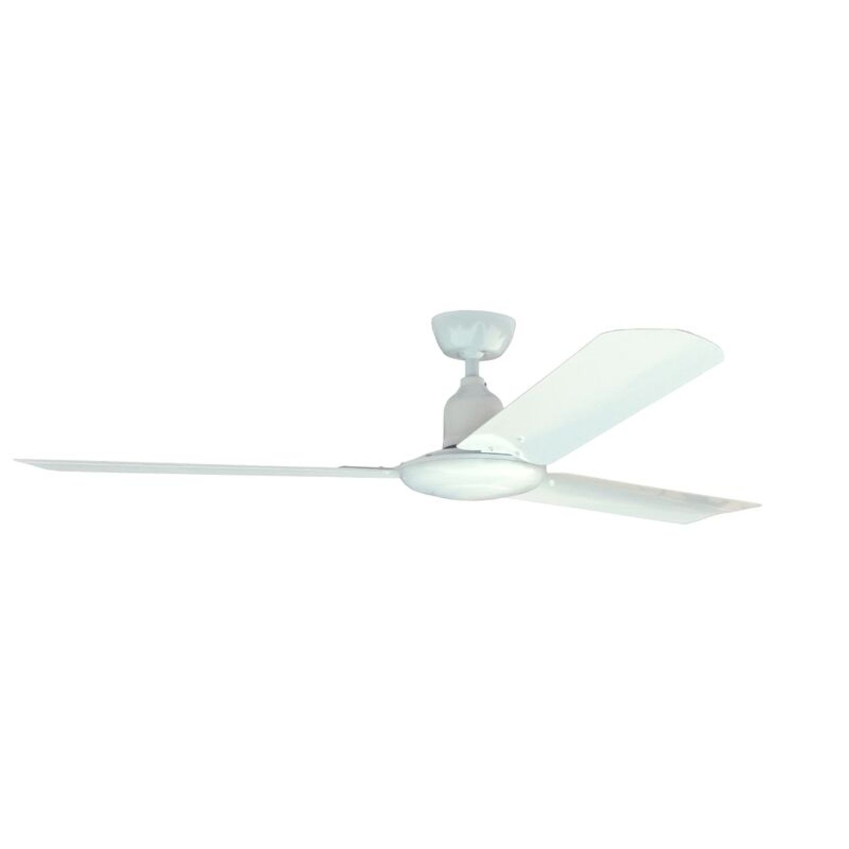 Retro White Flat Bottom + Colonial Blade AC Motor Fan gallery detail image