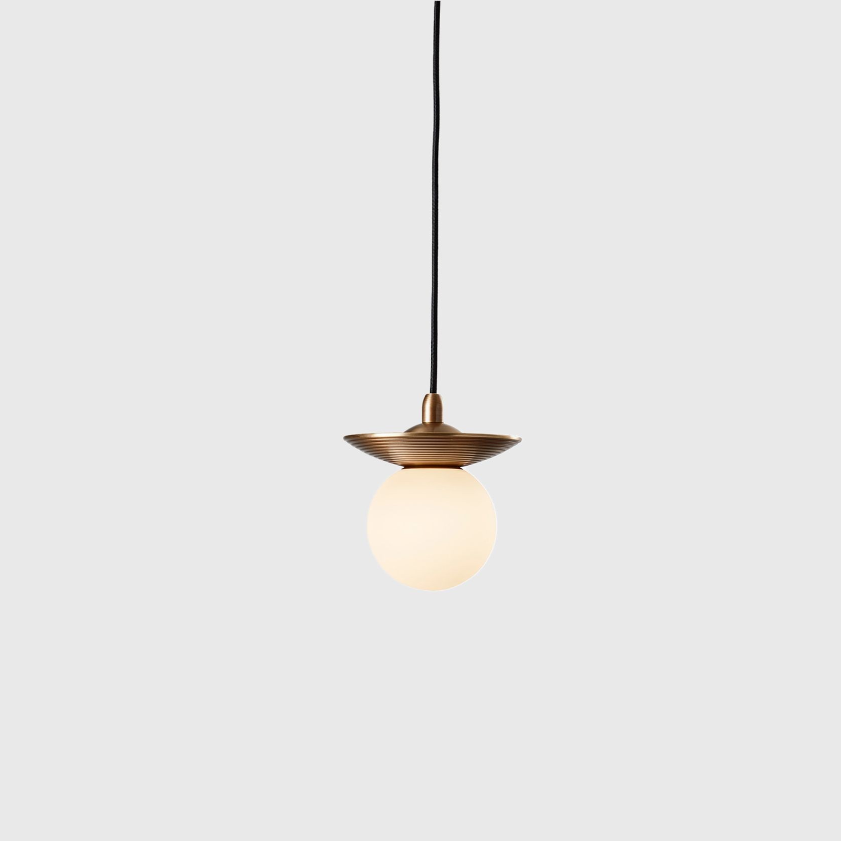 Orbit Brass Pendant Light gallery detail image