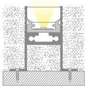 Rigid In Ground Light 10W Winged gallery detail image