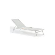 Riva Outdoor Sunlounge - Light Grey gallery detail image