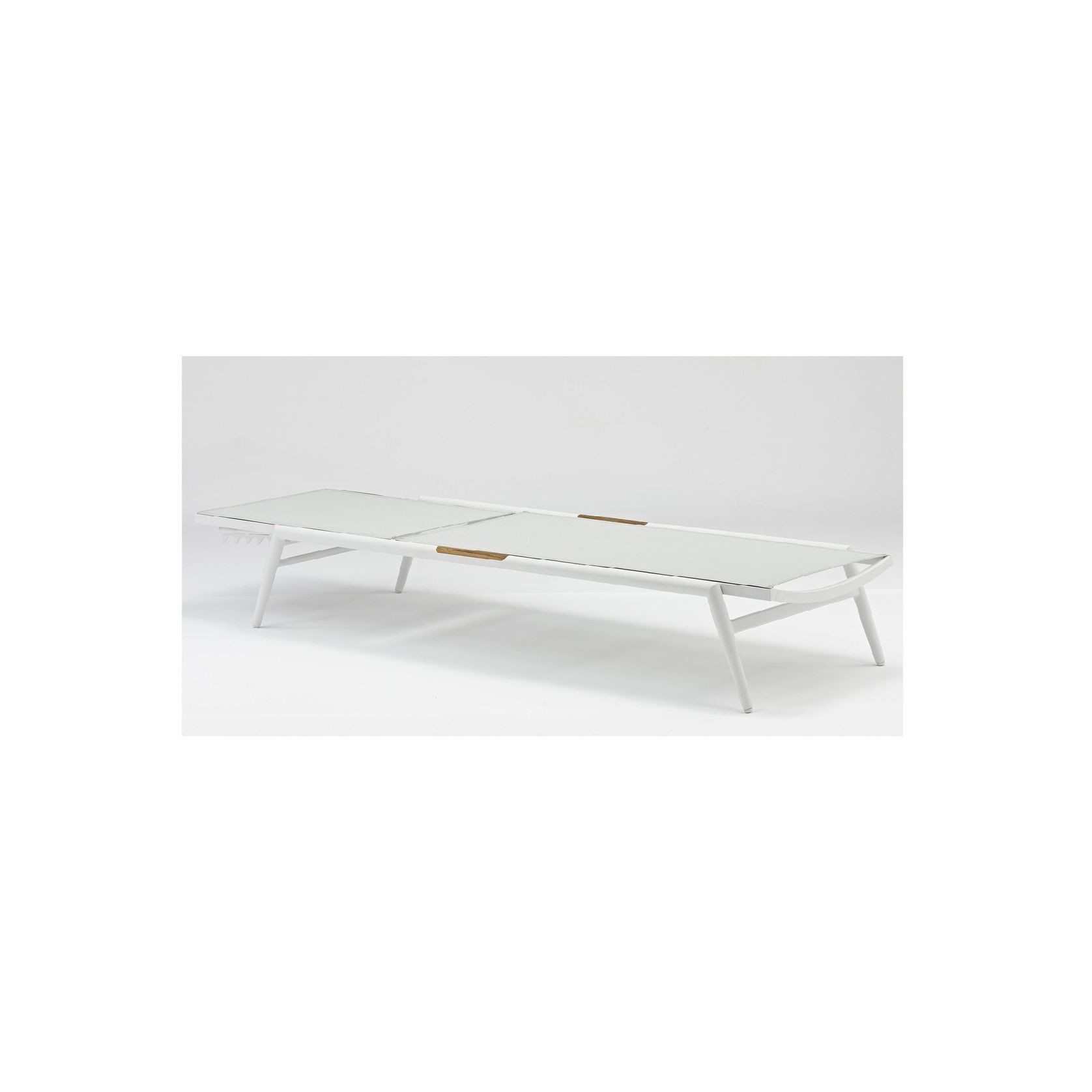 Riva Outdoor Sunlounge - Light Grey gallery detail image