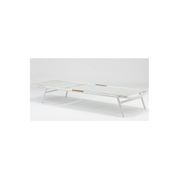 Riva Outdoor Sunlounge - Light Grey gallery detail image