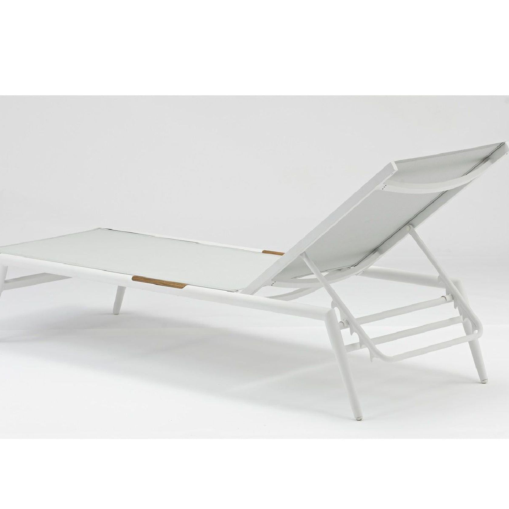 Riva Outdoor Sunlounge - Light Grey gallery detail image