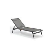 Riva Outdoor Sunlounge - Charcoal gallery detail image
