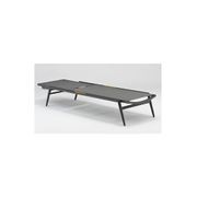 Riva Outdoor Sunlounge - Charcoal gallery detail image