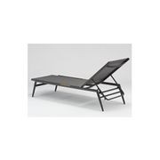Riva Outdoor Sunlounge - Charcoal gallery detail image