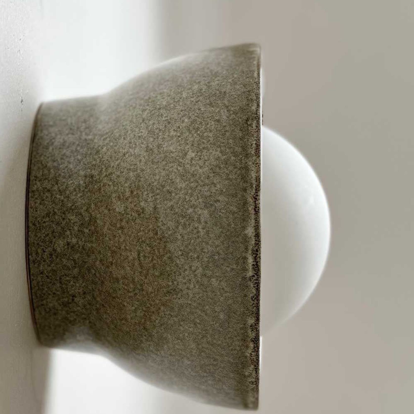 Ceramic Wall Bowl Sconce Light gallery detail image
