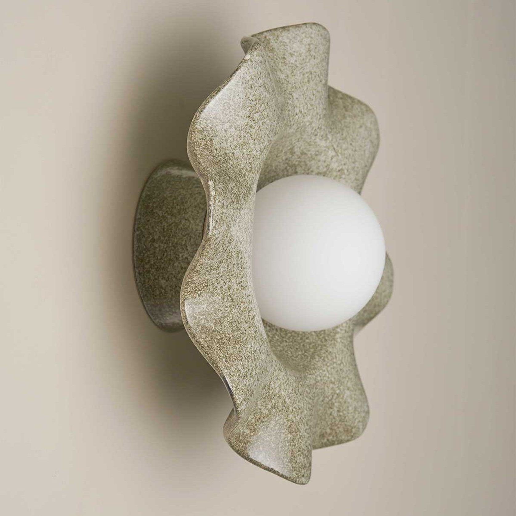 Ceramic Wall Pearl Sconce Light gallery detail image