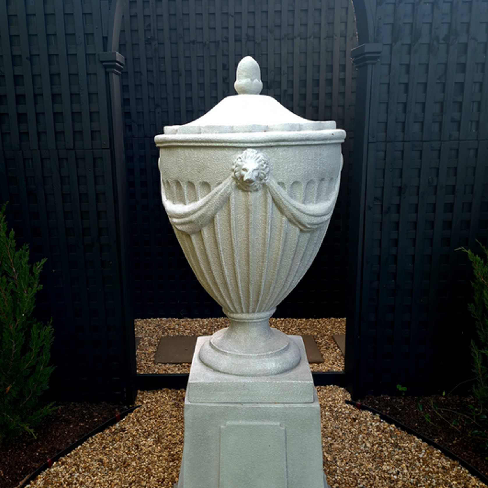 Robert Adams Urn And Plinth - Pietro Stoneware gallery detail image