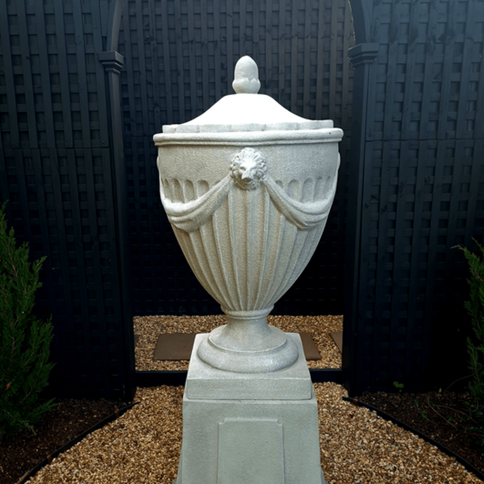 Robert Adams Urn And Plinth - Pietro Stoneware gallery detail image