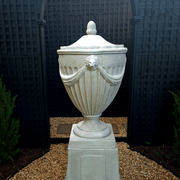 Robert Adams Urn And Plinth - Pietro Stoneware gallery detail image