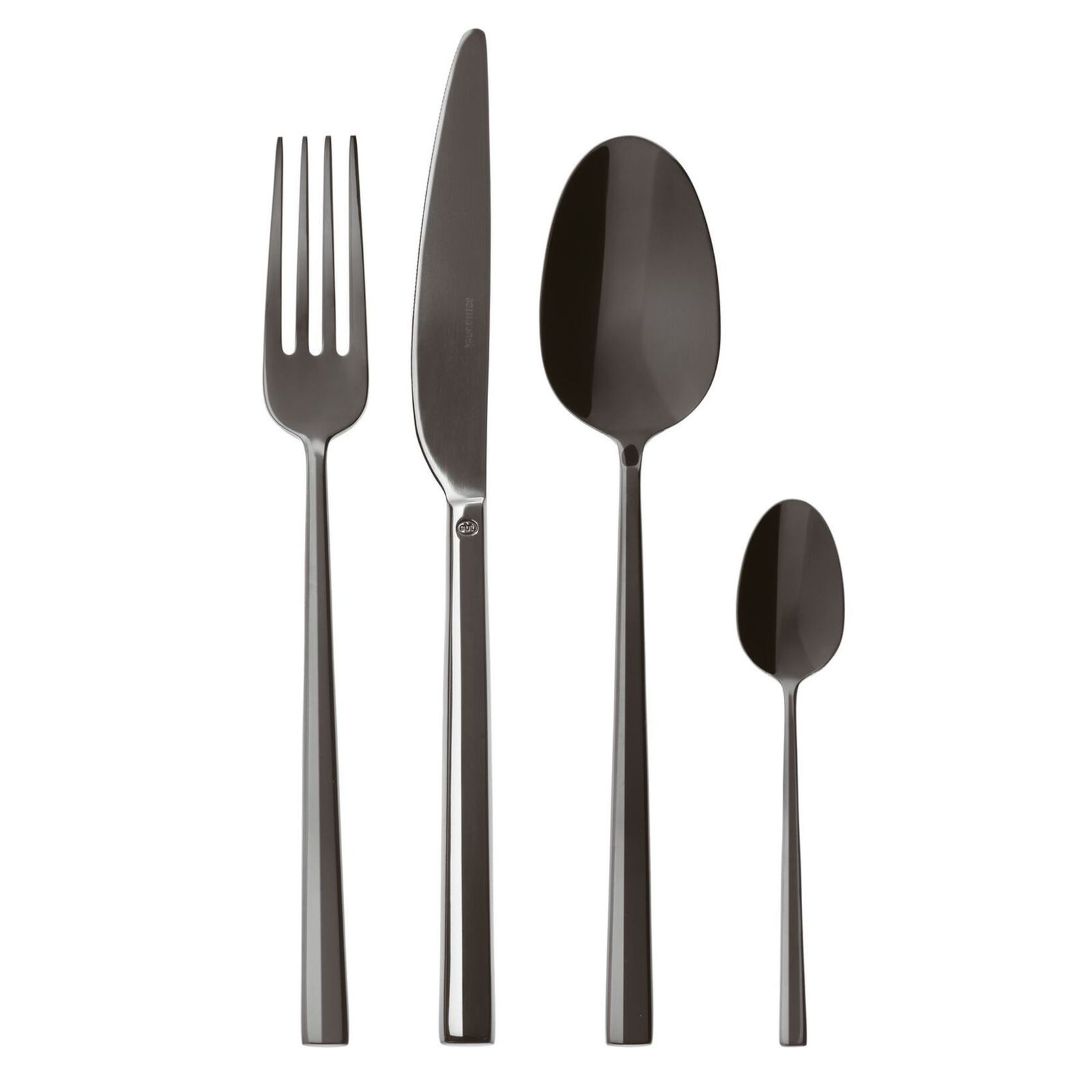 Rock PVD Mirror 2 Black 24 Piece Set gallery detail image