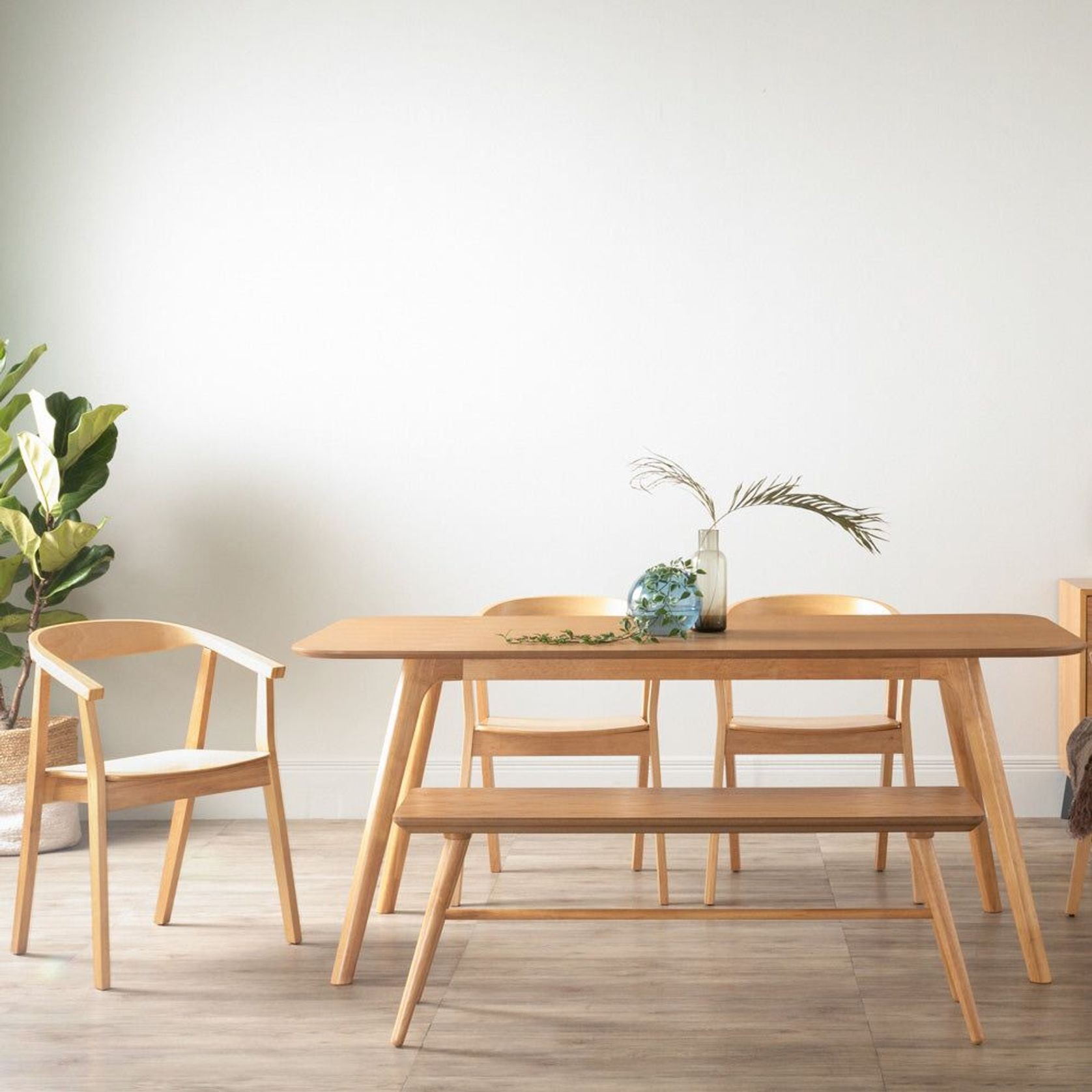 Marrim Bench 120cm  - Natural gallery detail image