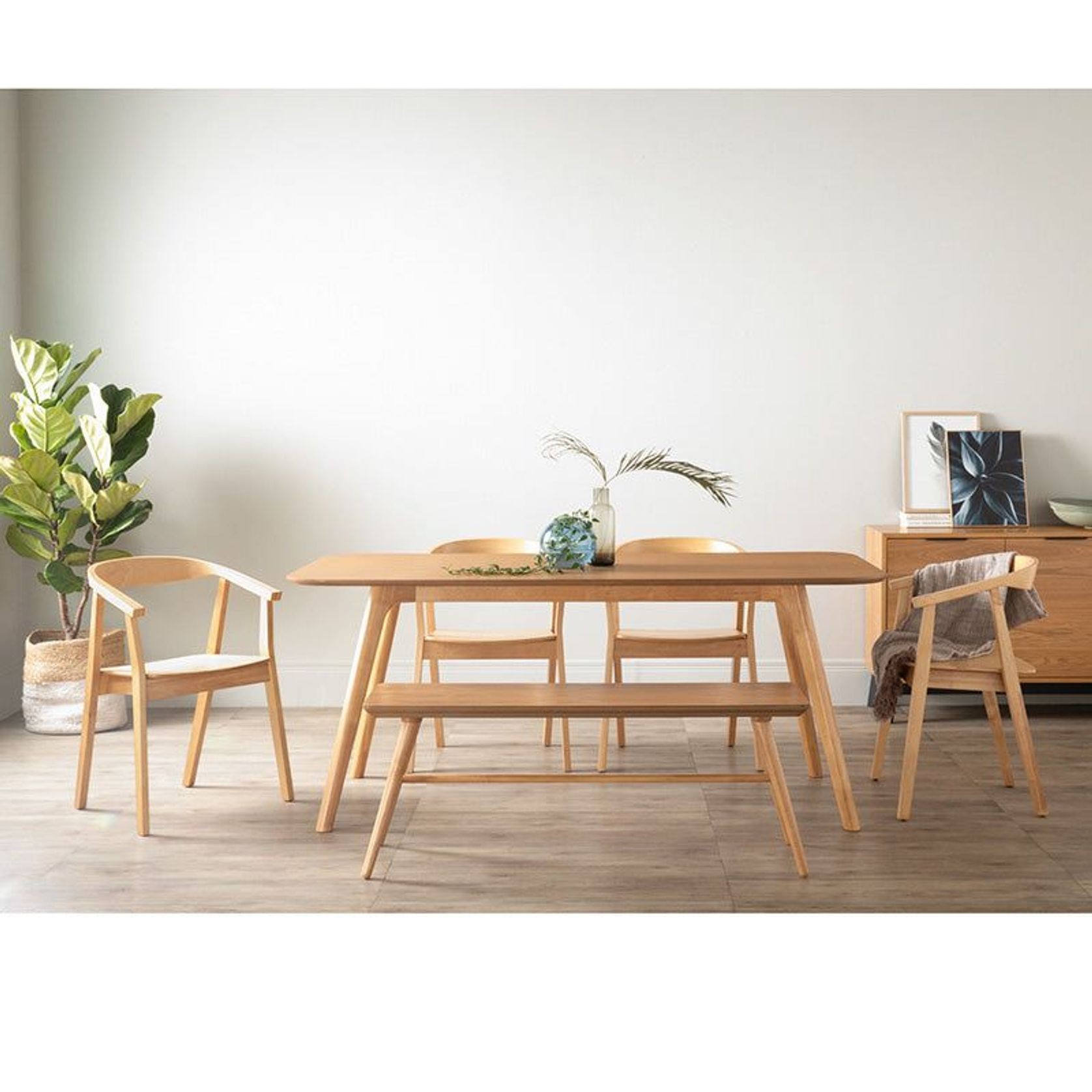 RODEN Dining Table 180cm - Natural Oak gallery detail image