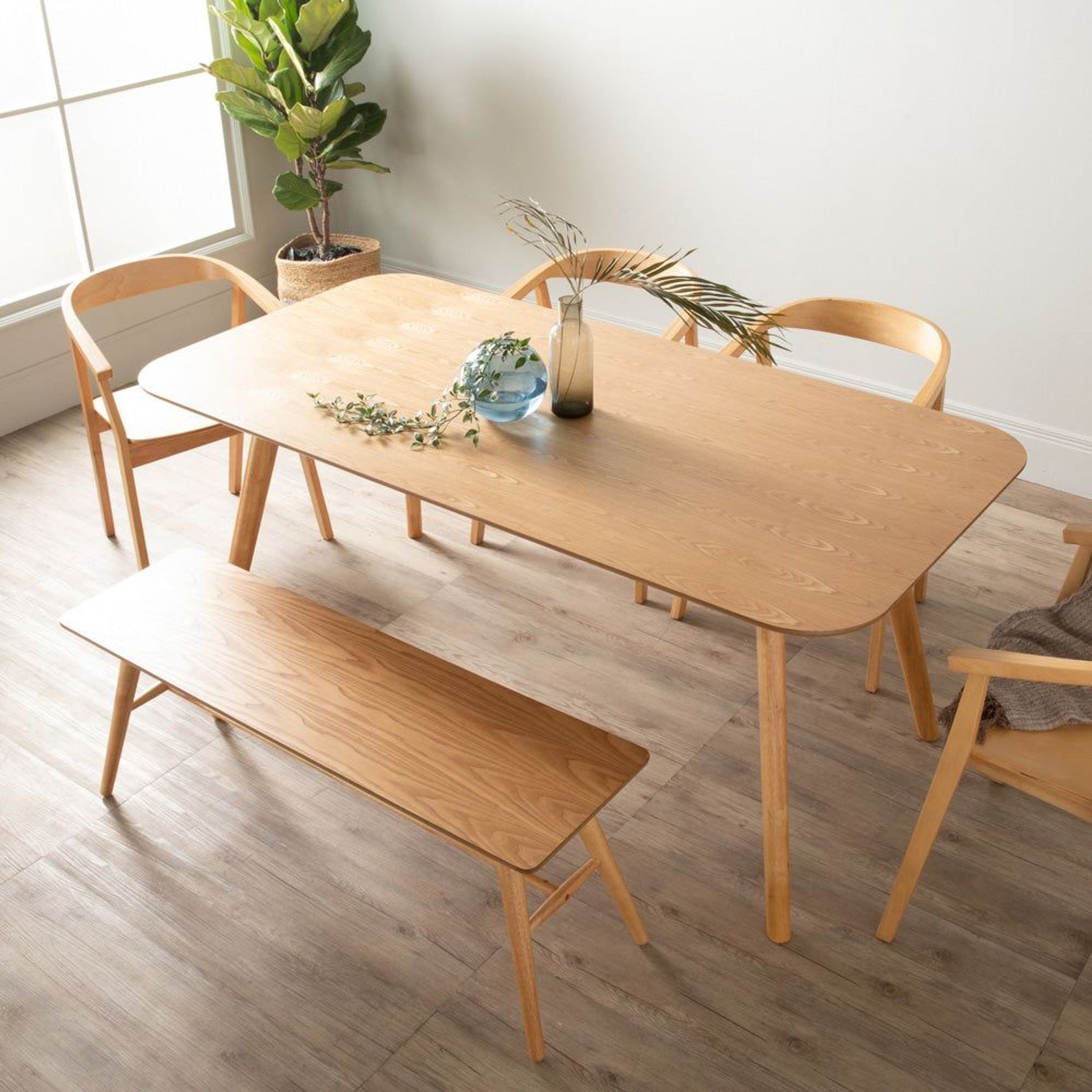 Marrim Bench 120cm  - Natural gallery detail image
