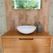Fifth Avenue Rosa Solid Surface Basin 390mm gallery detail image