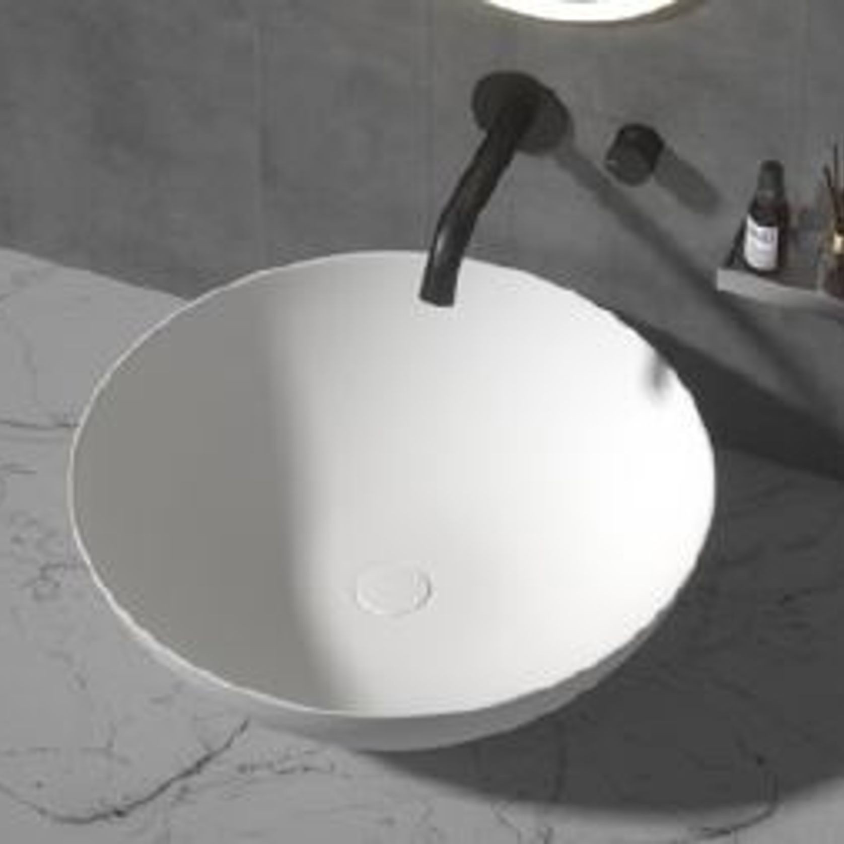 Fifth Avenue Rosa Solid Surface Basin 390mm gallery detail image