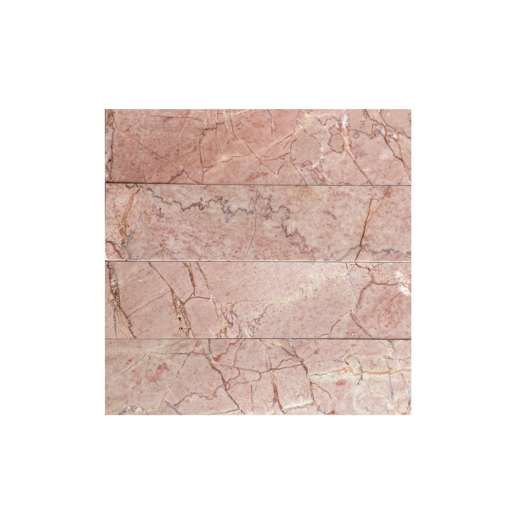 Rosa Crema Tumbled Marble Subway gallery detail image