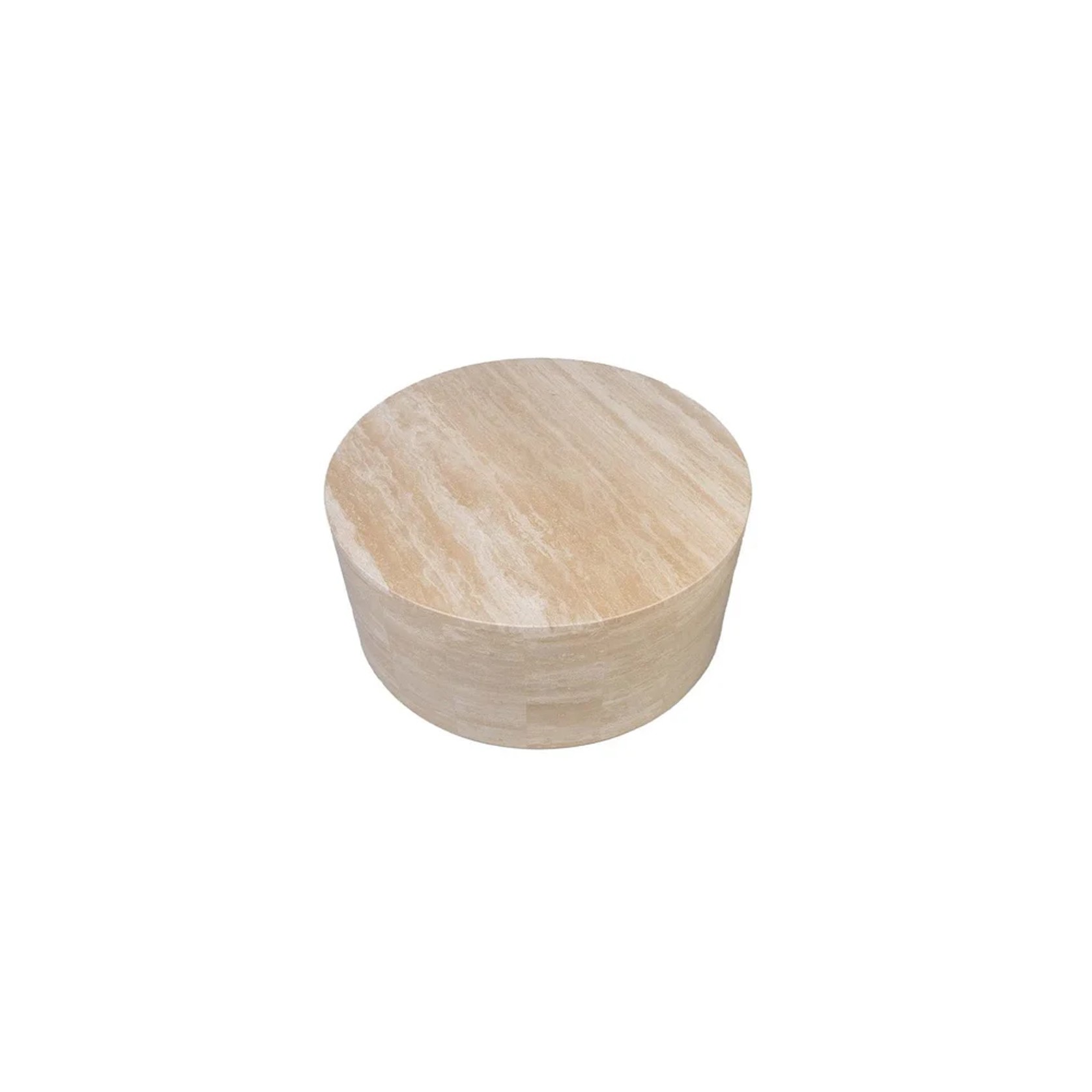 Rounded Coffee Table - Travertine | Natural Stone Co. gallery detail image