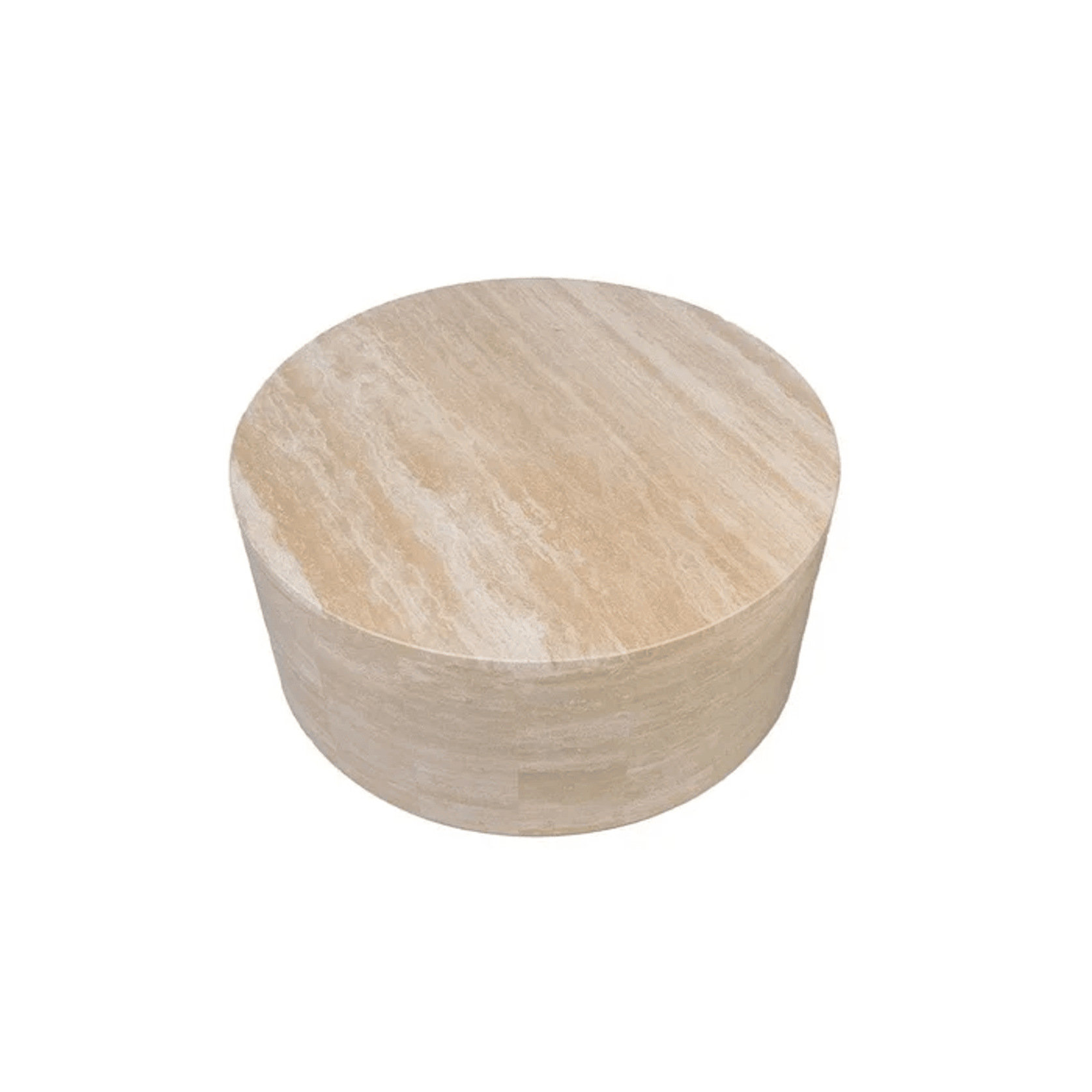 Rounded Coffee Table - Travertine | Natural Stone Co. gallery detail image