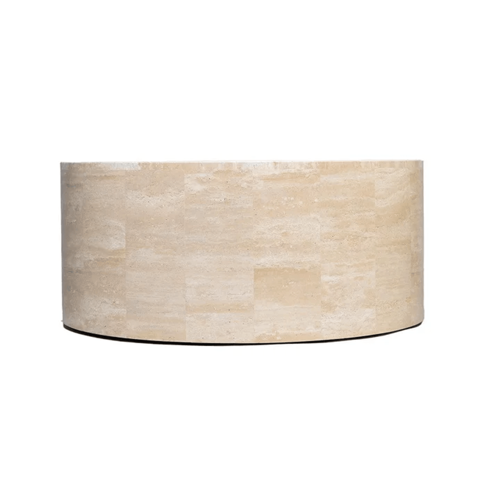 Rounded Coffee Table - Travertine | Natural Stone Co. gallery detail image