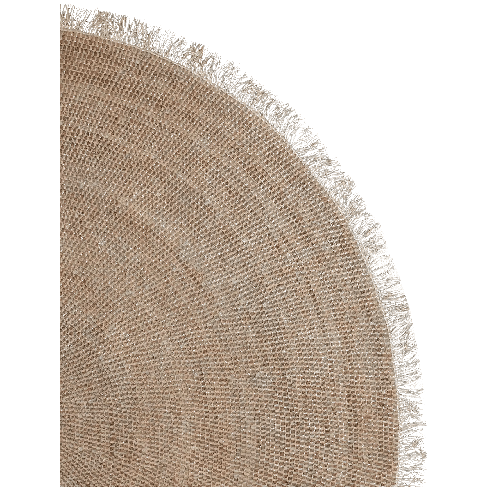 Tribe Home Reef Rug - White | Round gallery detail image